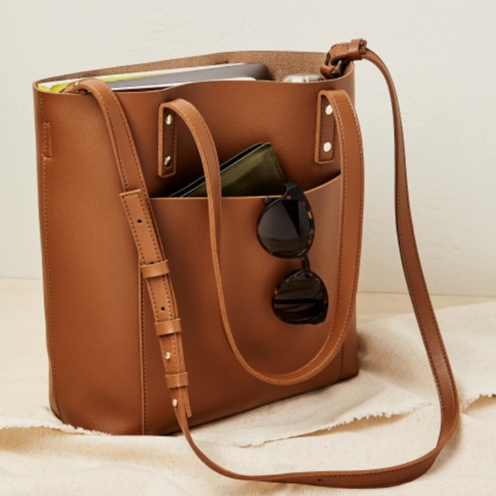 Vegan Leather 2-in-1 Everyday Tote